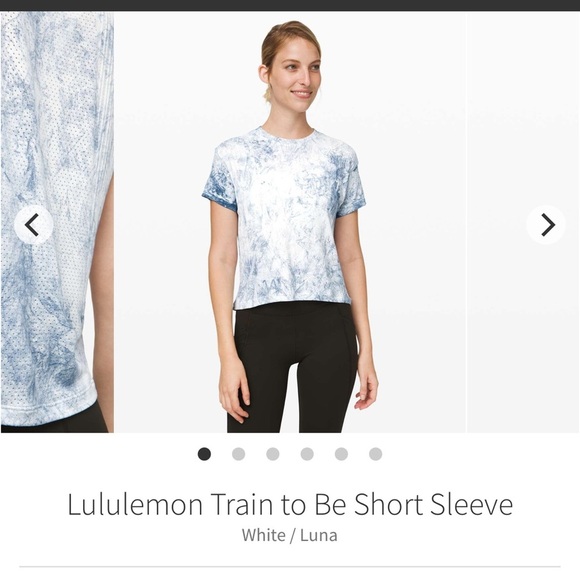 Lululemon Train To Be Tie Dye Short Sleeve - Picture 1 of 4